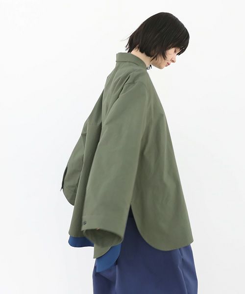 VUy.ヴウワイ.two slit shirt vuy-a22-s01[GREEN]_