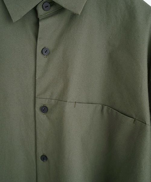 VUy.ヴウワイ.two slit shirt vuy-a22-s01[GREEN]_