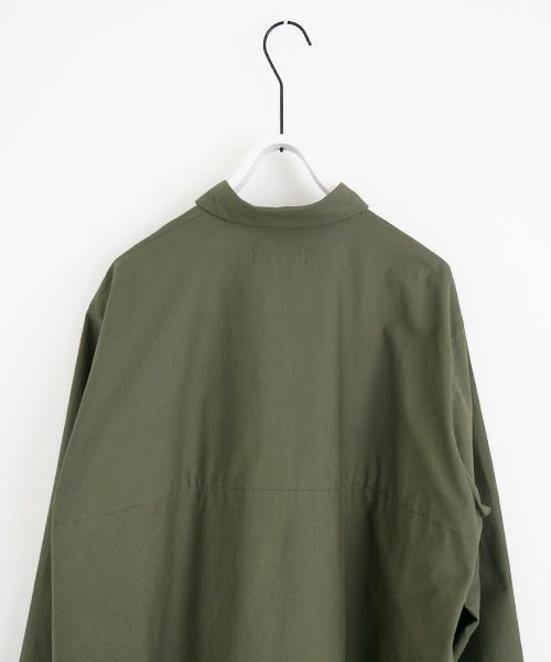 VUy.ヴウワイ.two slit shirt vuy-a22-s01[GREEN]_