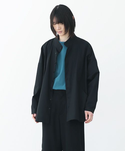 VUy.ヴウワイ.bluson shirt vuy-a22-s03[BLACK]