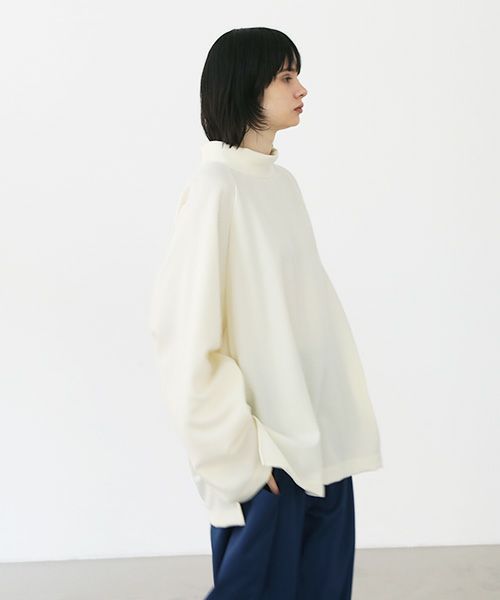 VUy.ヴウワイ.highneck knit vuy-a22-k01[WHITE]