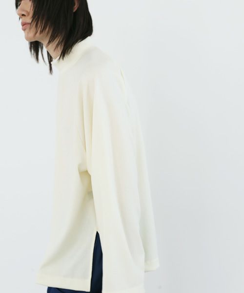 VUy.ヴウワイ.highneck knit vuy-a22-k01[WHITE]