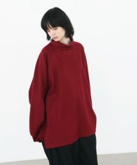 VUy.ヴウワイ.highneck knit vuy-a22-k01[RED]:s