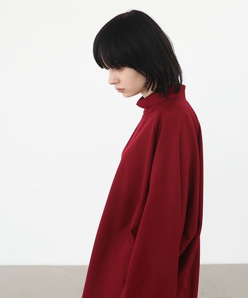 VUy.ヴウワイ.highneck knit vuy-a22-k01[RED]:s