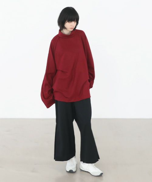 VUy.ヴウワイ.highneck knit vuy-a22-k01[RED]:s