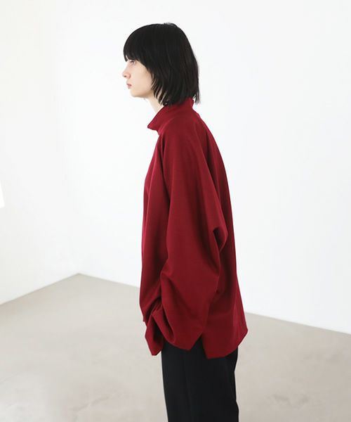 VUy.ヴウワイ.highneck knit vuy-a22-k01[RED]:s
