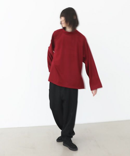 VUy.ヴウワイ.highneck knit vuy-a22-k01[RED]:s