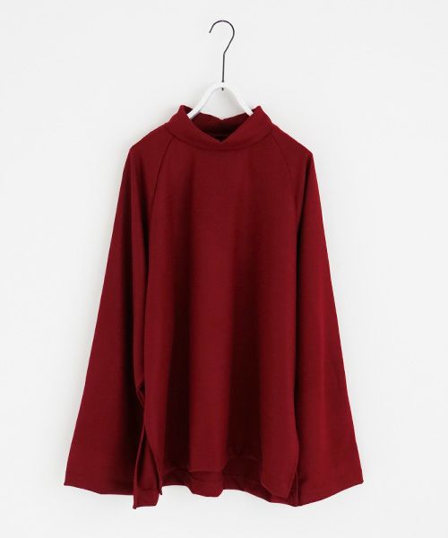 VUy.ヴウワイ.highneck knit vuy-a22-k01[RED]:s