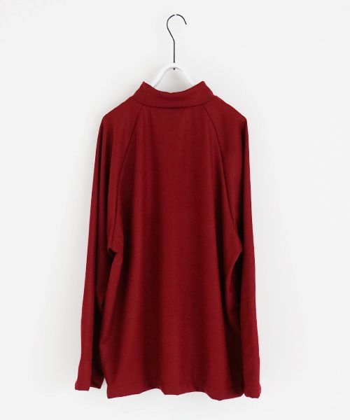 VUy.ヴウワイ.highneck knit vuy-a22-k01[RED]:s