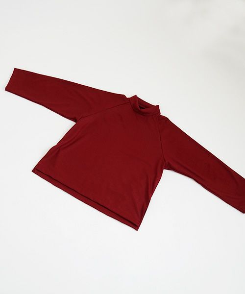 VUy.ヴウワイ.highneck knit vuy-a22-k01[RED]:s