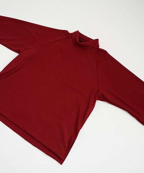VUy.ヴウワイ.highneck knit vuy-a22-k01[RED]:s