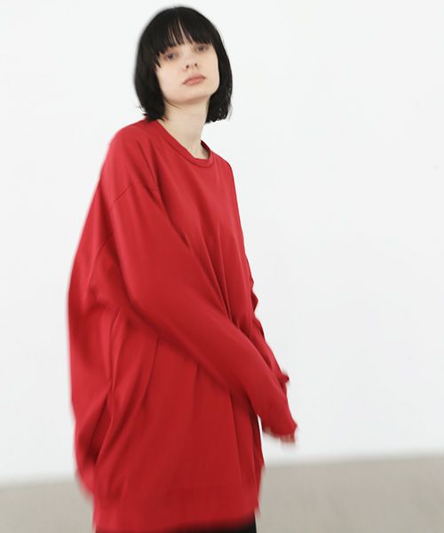 VUy.ヴウワイ.balloon knit vuy-a22-k02[RED]_