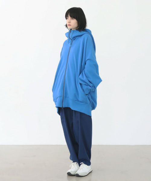 VUy.ヴウワイ.big hoody vuy-s23-k04[CYAN]_