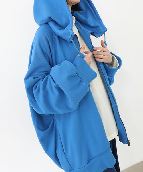 VUy.ヴウワイ.big hoody vuy-s23-k04[CYAN]_