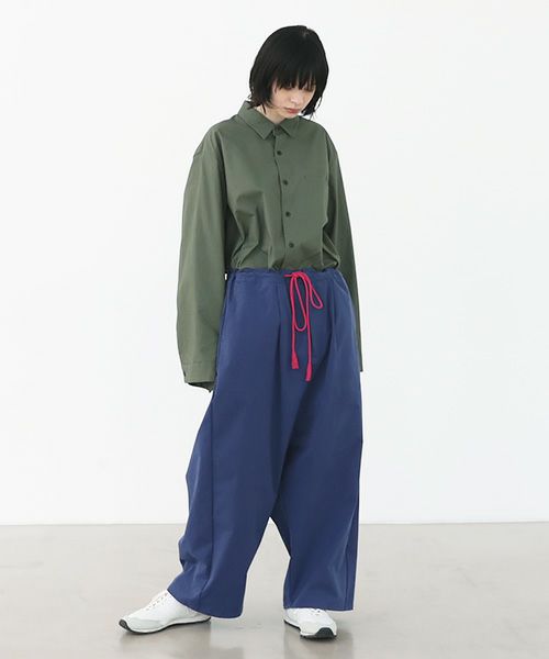 VUy.ヴウワイ.wide silhouette pants vuy-a22-p01[BLUE]_