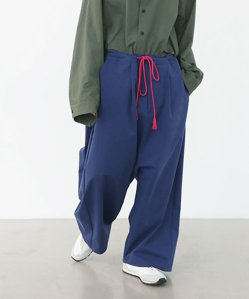 VUy.ヴウワイ.wide silhouette pants vuy-a22-p01[BLUE]_