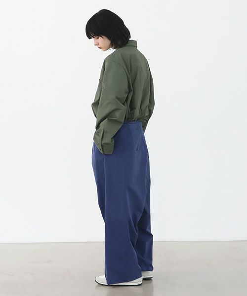 VUy.ヴウワイ.wide silhouette pants vuy-a22-p01[BLUE]_