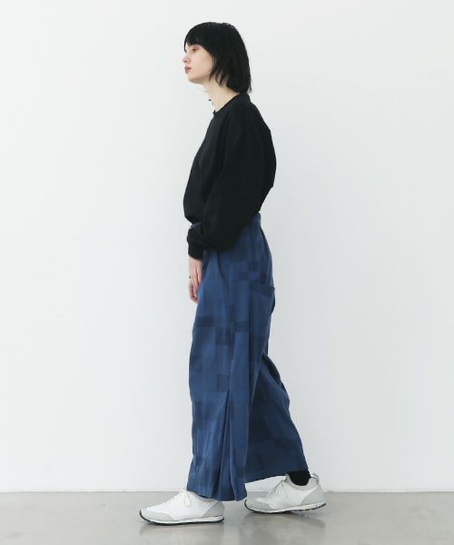 VUy.ヴウワイ.box slit psnts vuy-a22-p02[BLUE]_