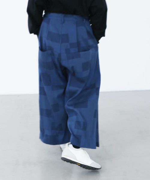 VUy.ヴウワイ.box slit psnts vuy-a22-p02[BLUE]_