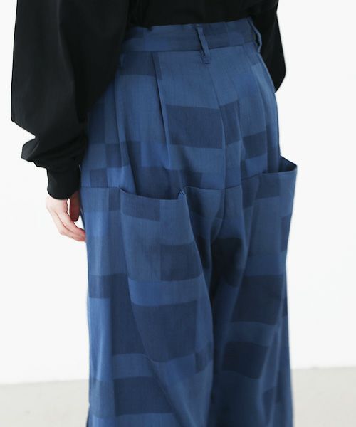 VUy.ヴウワイ.box slit psnts vuy-a22-p02[BLUE]_