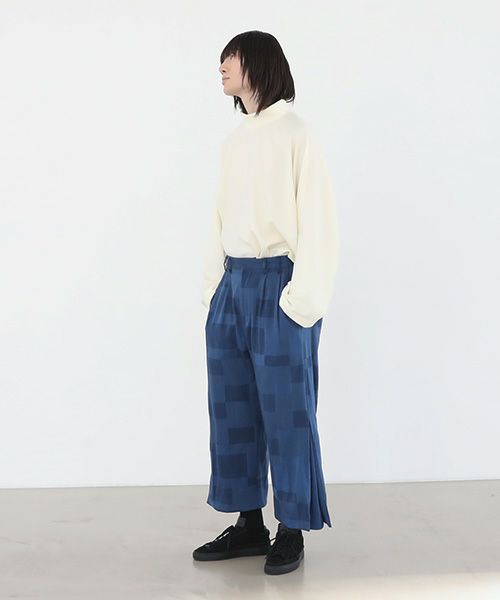 VUy.ヴウワイ.box slit psnts vuy-a22-p02[BLUE]_