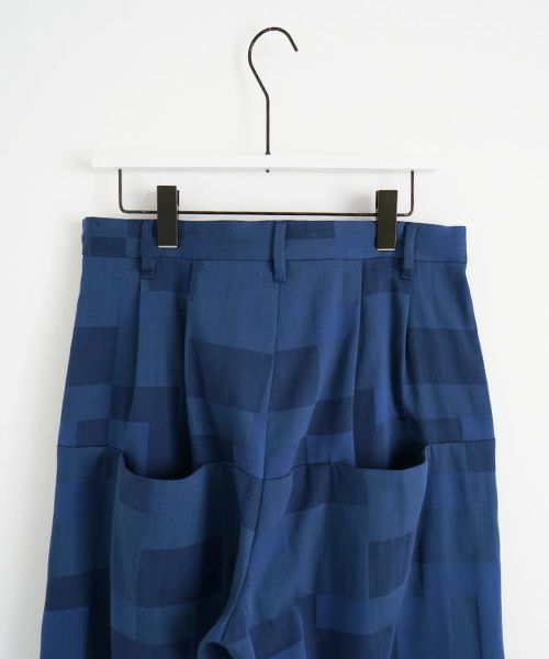 VUy.ヴウワイ.box slit psnts vuy-a22-p02[BLUE]_