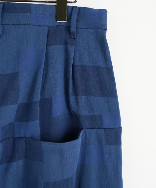 VUy.ヴウワイ.box slit psnts vuy-a22-p02[BLUE]_