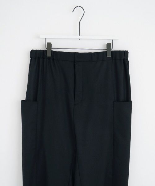 VUy.ヴウワイ.chord easy pocket pants vuy-a22-p03[BLACK]:s