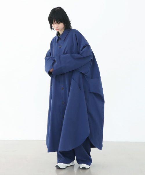VUy.ヴウワイ.long coat vuy-a22-c01[BLUE]_