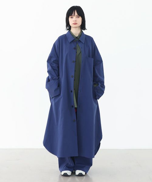 VUy.ヴウワイ.long coat vuy-a22-c01[BLUE]_