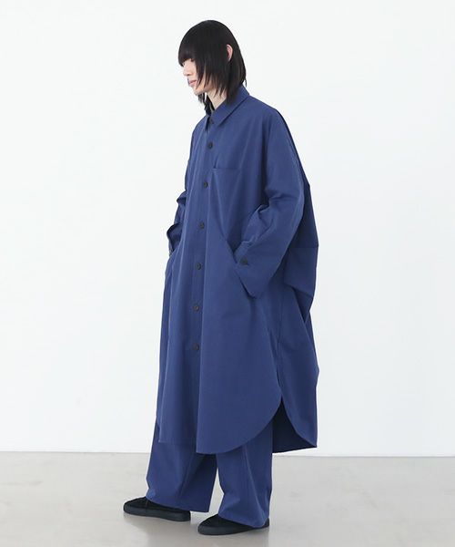 VUy.ヴウワイ.long coat vuy-a22-c01[BLUE]_