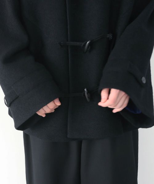 VUy.ヴウワイ.duffel coat vuy-a22-c02[BLACK]_