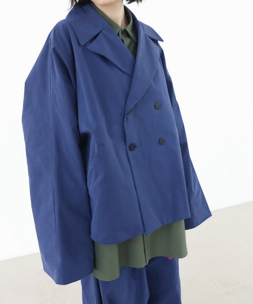 VUy.ヴウワイ.double jacket vuy-a22-j02[BLUE］_