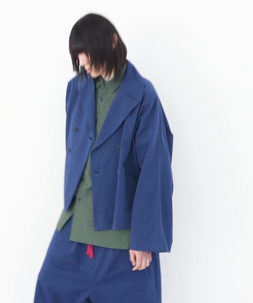 VUy.ヴウワイ.double jacket vuy-a22-j02[BLUE］_
