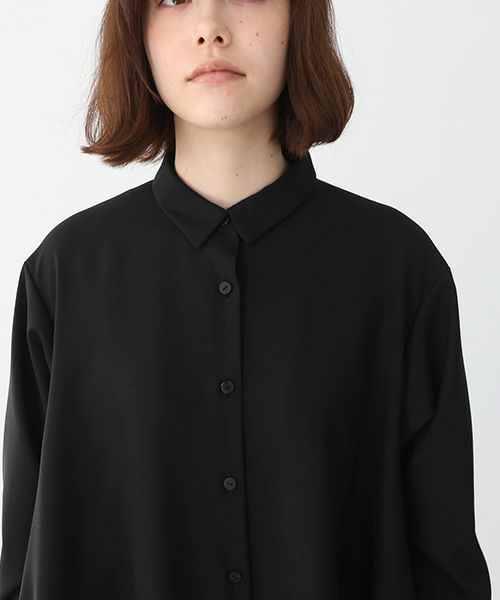 Mochi.モチ.fishtail dress [ma22-op-01/black・1]