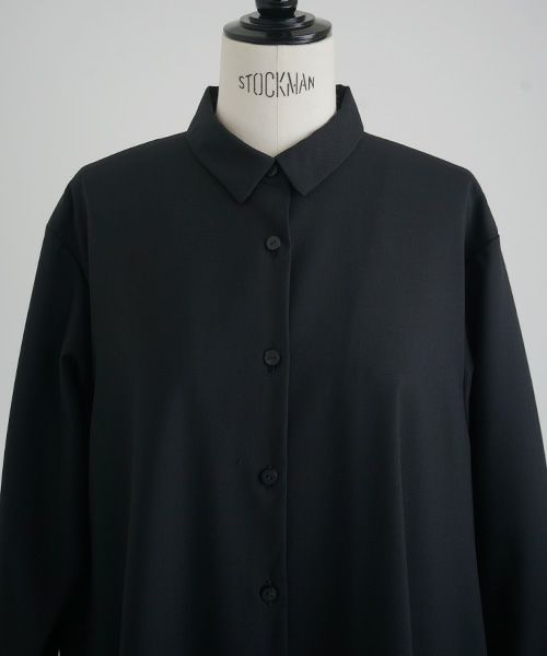 Mochi.モチ.fishtail dress [ma22-op-01/black・1]