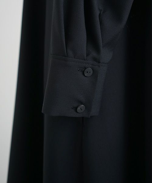Mochi.モチ.fishtail dress [ma22-op-01/black・1]