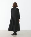 Mochi.モチ.hight neck tuck dress [ma22-op-04/black]
