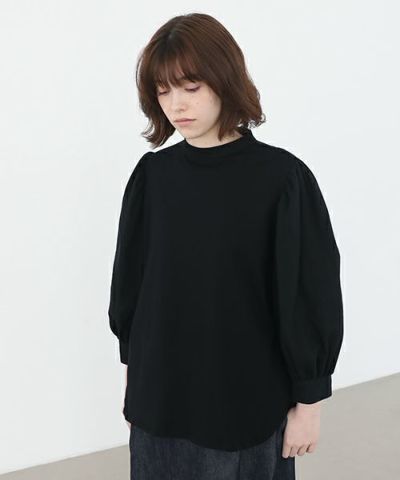 Mochi<br>モチ<br>volume sleeve tops [ma22-to-01/black]