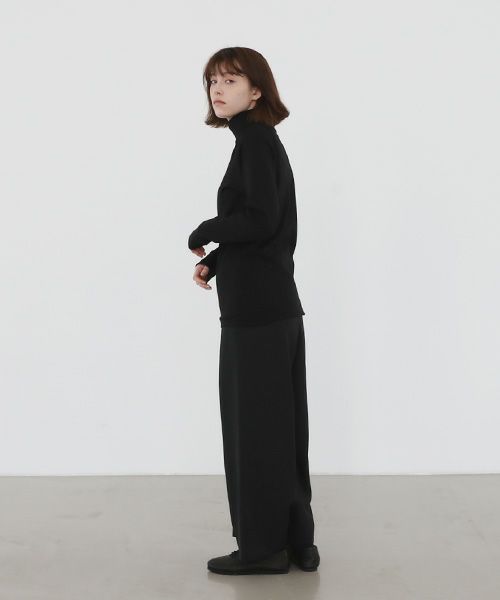 Mochi.モチ.suvin turtle-neck cut & saw [ma22-to-02]