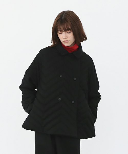 Mochi.モチ.quilted jacket [ma22-jk-02/black]