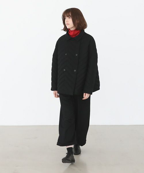 Mochi.モチ.quilted jacket [ma22-jk-02/black]