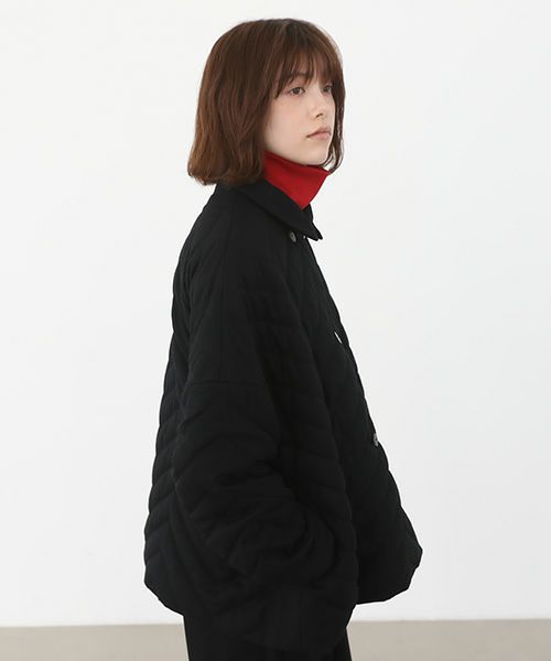 Mochi.モチ.quilted jacket [ma22-jk-02/black]
