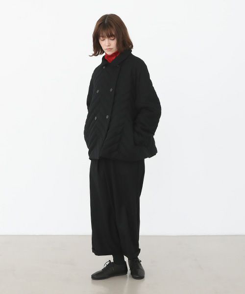 Mochi.モチ.quilted jacket [ma22-jk-02/black]