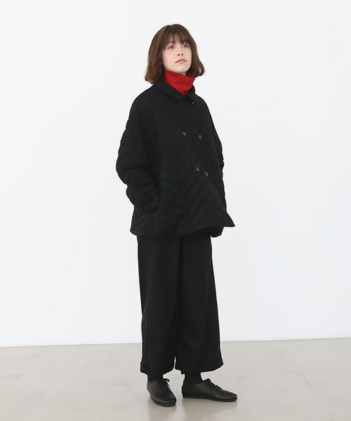 Mochi.モチ.quilted jacket [ma22-jk-02/black]