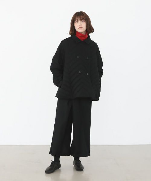 Mochi.モチ.quilted jacket [ma22-jk-02/black]