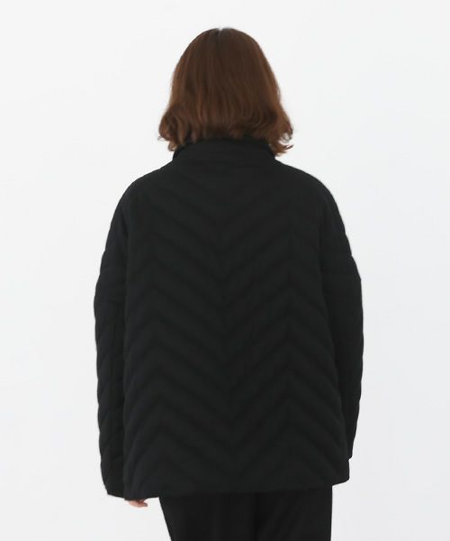 Mochi.モチ.quilted jacket [ma22-jk-02/black]