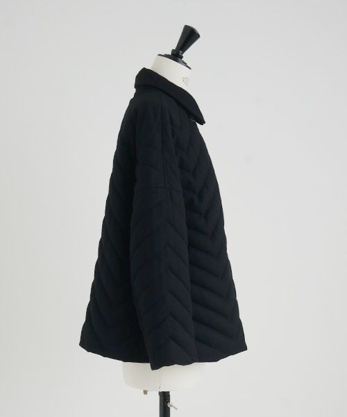 Mochi.モチ.quilted jacket [ma22-jk-02/black]