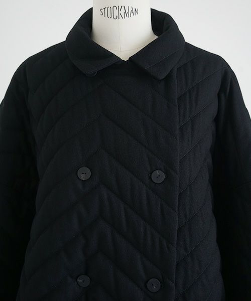 Mochi.モチ.quilted jacket [ma22-jk-02/black]