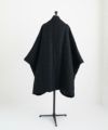 Mochi.モチ.quilted cape  coat [ma22-co-02/black quilted・]